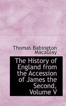 portada the history of england from the accession of james the second, volume v