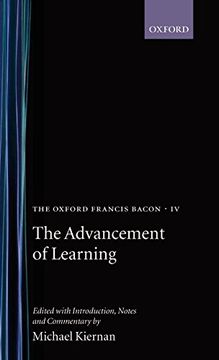 portada The Advancement of Learning (The Oxford Francis Bacon) 