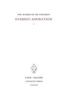 portada Everest-Aspiration (1) (Works of sri Chinmoy (Pocket Ed. )) 