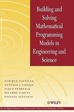 portada building and solving mathematical programming models in engineering and science (en Inglés)