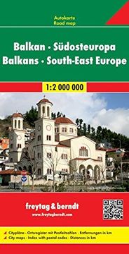 portada Balcani-Europa Sud-Est-Europa 1: 2. 000. 000. Wegenkaart 1: 2 000 000 (Auto Karte)