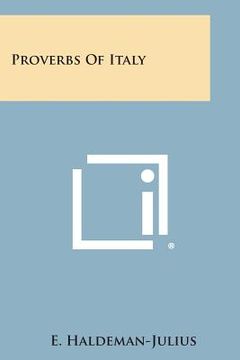 portada Proverbs of Italy (en Inglés)