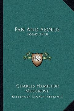 portada pan and aeolus: poems (1913) (en Inglés)
