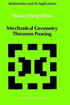 portada mechanical geometry theorem proving (en Inglés)