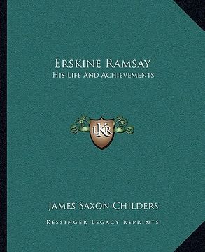 portada erskine ramsay: his life and achievements (en Inglés)