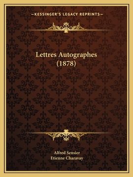 portada Lettres Autographes (1878) (en Francés)
