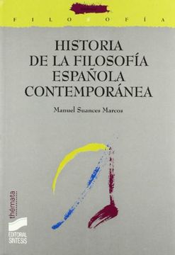 portada Historia de la Filosofia Española Contemporanea