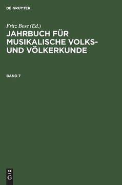 portada Jahrbuch Für Musikalische Volks- Und Völkerkunde. Band 7 (in German)