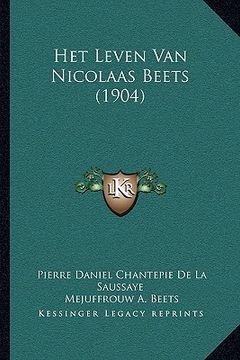 portada Het Leven Van Nicolaas Beets (1904)