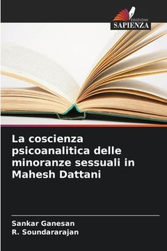 portada La coscienza psicoanalitica delle minoranze sessuali in Mahesh Dattani (en Italiano)