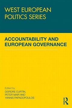 portada accountability and european governance (en Inglés)