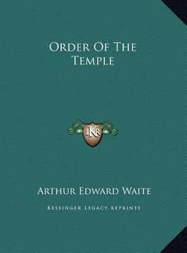 portada order of the temple (en Inglés)