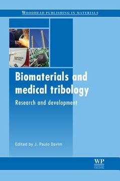 portada biomaterials and medical tribology: research and development (en Inglés)