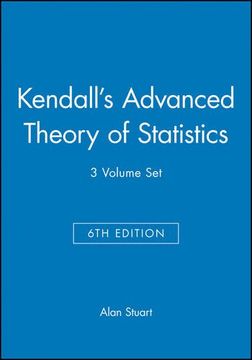 portada kendall ` s advanced theory of statistics, 3 volume set, 6th edition