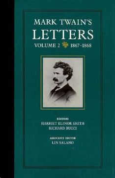 portada mark twain's letters, volume 2: 1867-1868