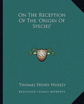 portada on the reception of the 'origin of species' (en Inglés)