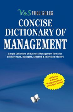portada Concise Dictionary of Management (in English)