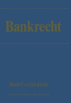 portada Bankrecht (en Alemán)