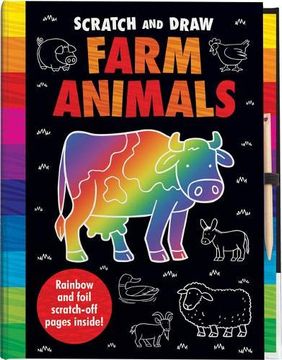 portada Farm Animals (Scratch and Draw) (en Inglés)
