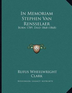 portada in memoriam stephen van rensselaer: born 1789, died 1868 (1868)