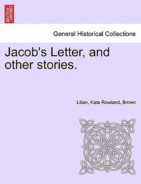 portada jacob's letter, and other stories. (en Inglés)