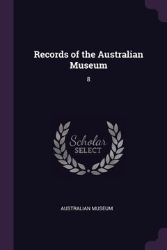 portada Records of the Australian Museum: 8 (in English)