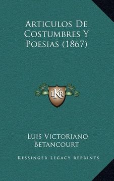 portada Articulos de Costumbres y Poesias (1867)