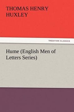 portada hume (english men of letters series) (en Inglés)