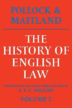 portada The History of English Law: Volume 2: Before the Time of Edward i (en Inglés)