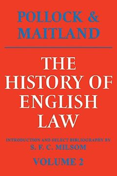 portada The History of English Law: Volume 2: Before the Time of Edward i (in English)