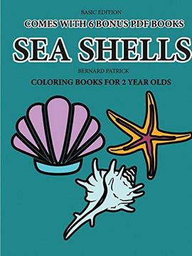 portada Coloring Book for 2 Year Olds (Sea Shells) (in English)