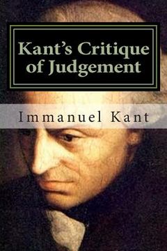 portada Kant's Critique of Judgement (en Inglés)