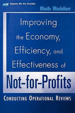 portada improving the economy, efficiency, and effectiveness of not-for-profits: conducting operational reviews