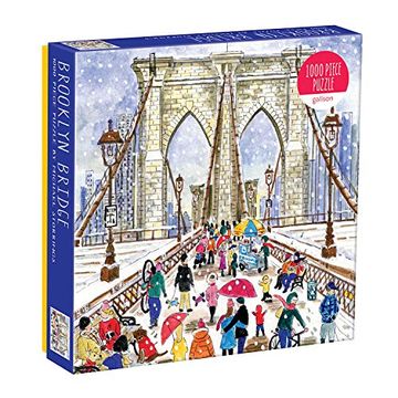 portada Michael Storrings Brooklyn Bridge 1000 Piece Puzzle in a Square box 