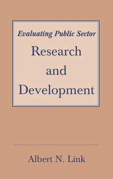 portada evaluating public sector research and development (in English)
