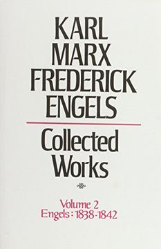 portada Marx and Engels Collected Works: 1838-1842 (Engels) (en Inglés)