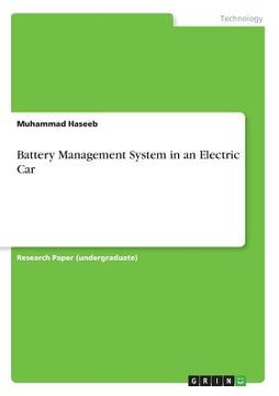portada Battery Management System in an Electric Car (en Inglés)
