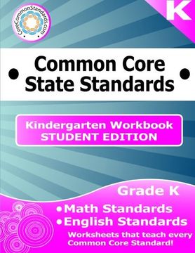 portada Kindergarten Common Core Workbook - Student Edition