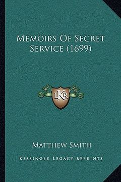 portada memoirs of secret service (1699) (en Inglés)