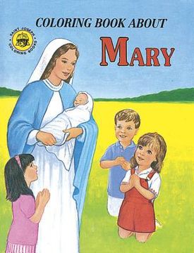 portada coloring book about mary (en Inglés)