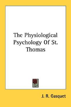 portada the physiological psychology of st. thomas (en Inglés)