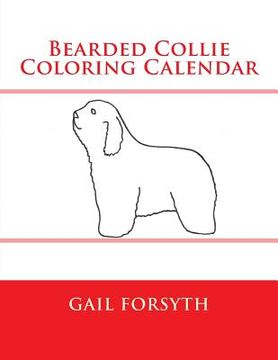 portada Bearded Collie Coloring Calendar (en Inglés)