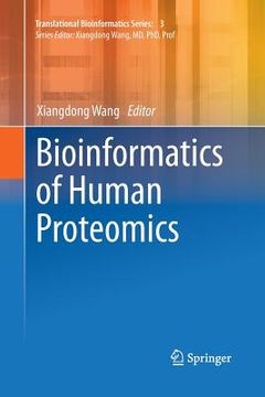 portada Bioinformatics of Human Proteomics (en Inglés)