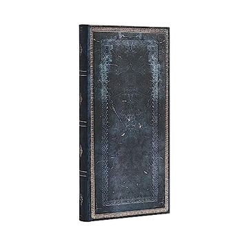 portada Inkblot Hardcover Journals Slim 176 pg Lined old Leather Collection (in English)