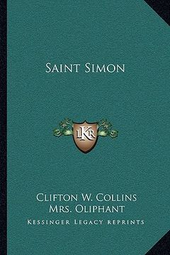 portada saint simon (in English)