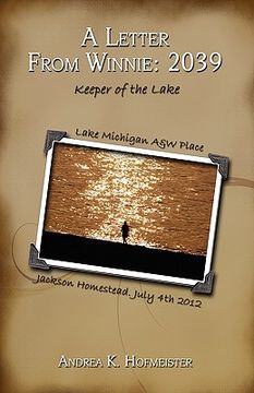 portada a letter from winnie: 2039: keeper of the lake (en Inglés)