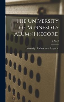 portada The University of Minnesota Alumni Record; 6, no. 2 (en Inglés)