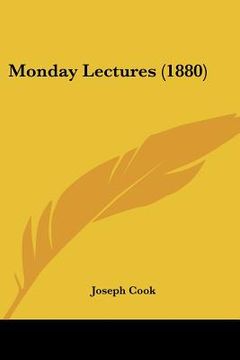 portada monday lectures (1880) (en Inglés)