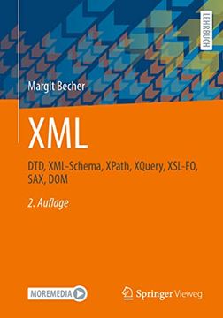 portada Xml: Dtd, Xml-Schema, Xpath, Xquery, Xsl-Fo, Sax, dom (en Alemán)
