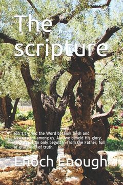 portada The scripture: Joh 1:14 And the Word became flesh and tabernacled among us. And we beheld His glory, glory as of an only begotten fro (in English)